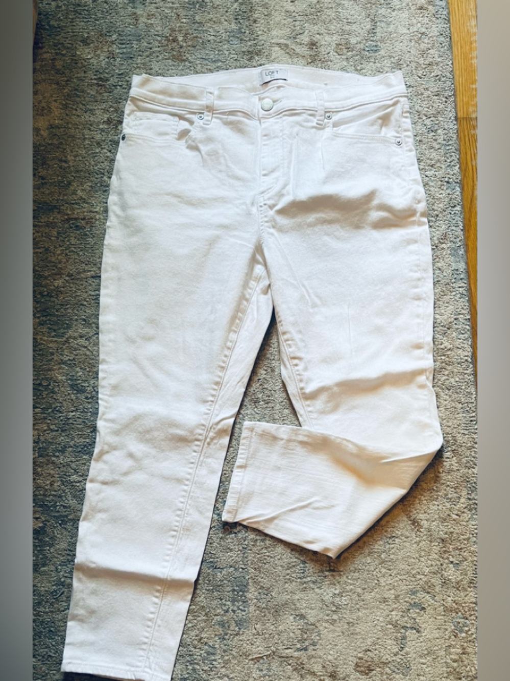 LOFT White Women's Stretch Skinny Jeans